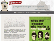 Tablet Screenshot of dothemath.thestop.org